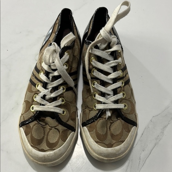 Coach Brown and Black Sneakers - Picture 2 of 5